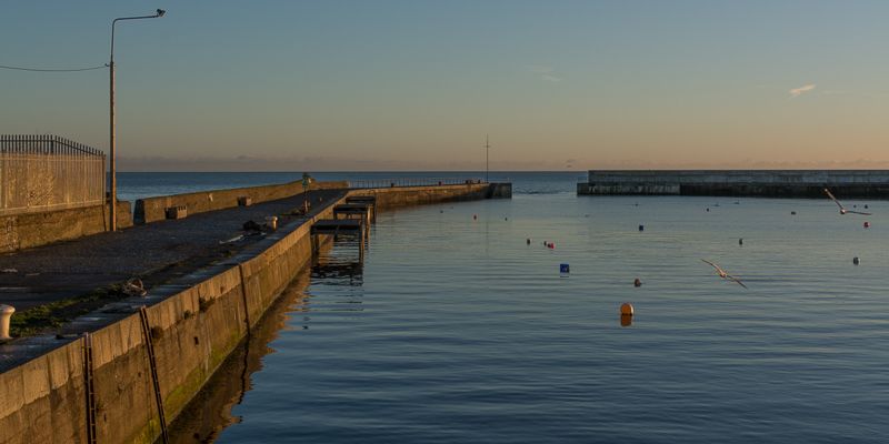 Morning tranquility at Bray Harbour